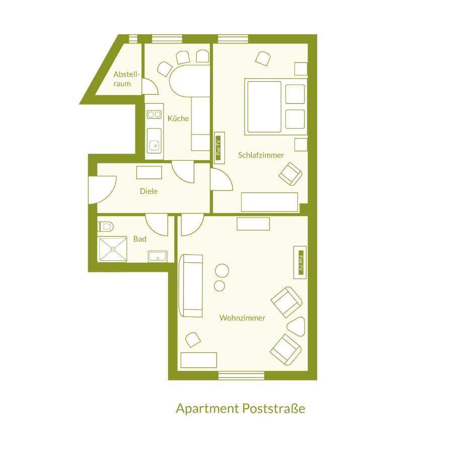 Apartments Am Park 나움부르크 외부 사진